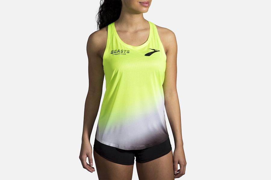 Brooks Elite Women T-Shirts & Running Singlet Yellow BGL213796